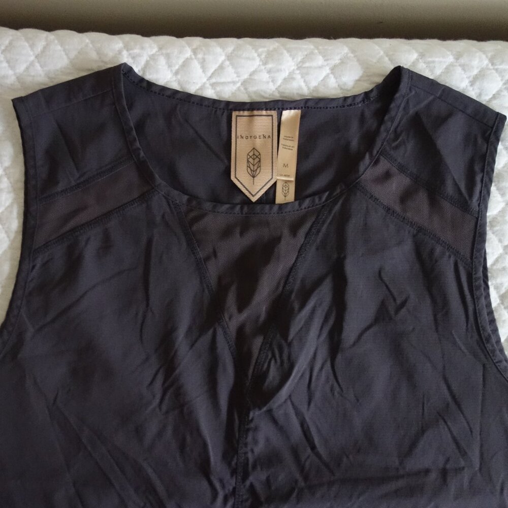 INDYGENA Gray Lightweight Athletic Travel Tank Top – Med